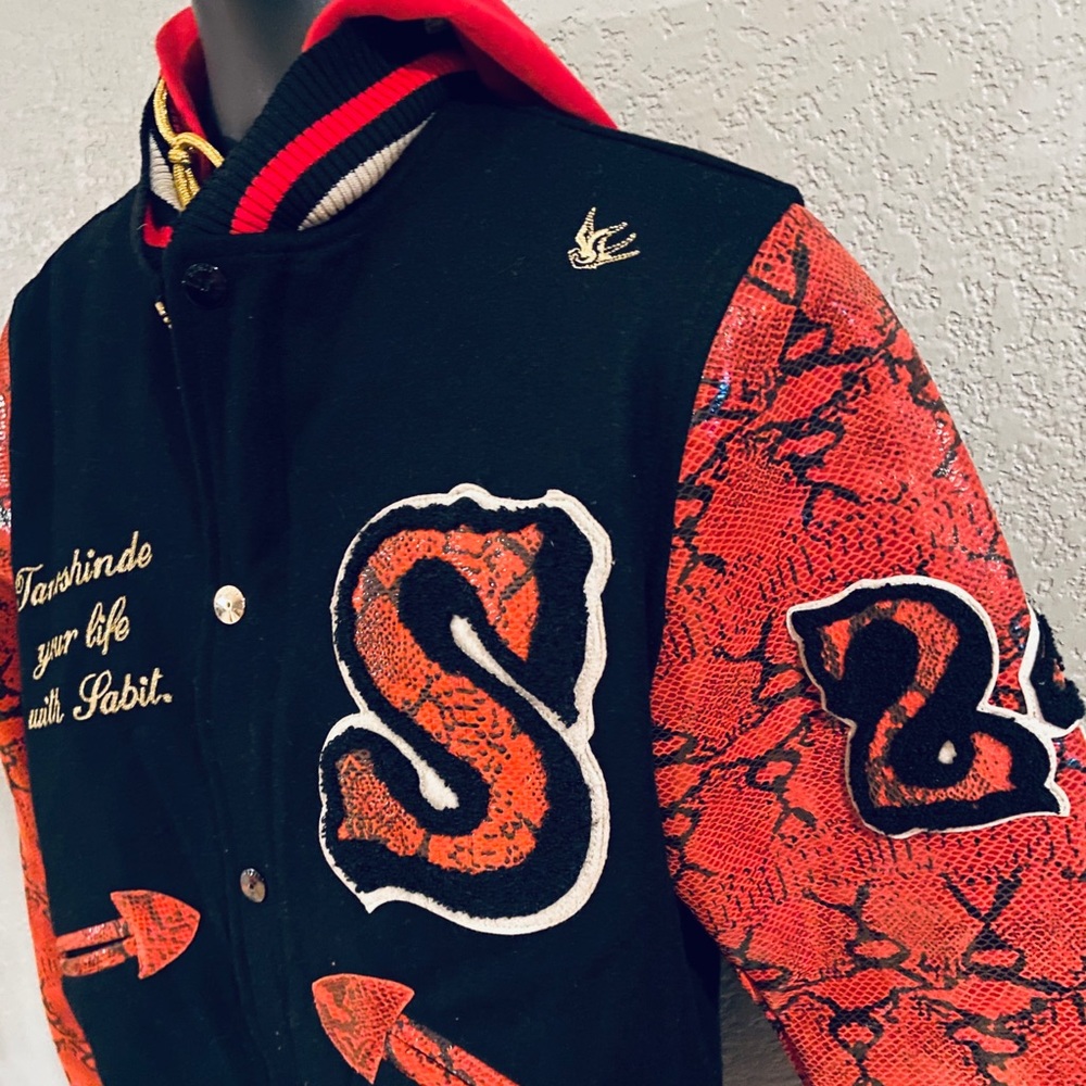 Extremely Rare Sabit Nyc Python Varsity Jacket - S - image 4